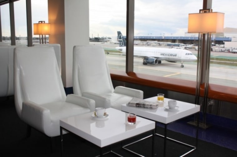 In LAX, the Bradley Terminal's reLAX Lounge offers any traveler all the comforts of a first-class airline club lounge for a nominal fee. 